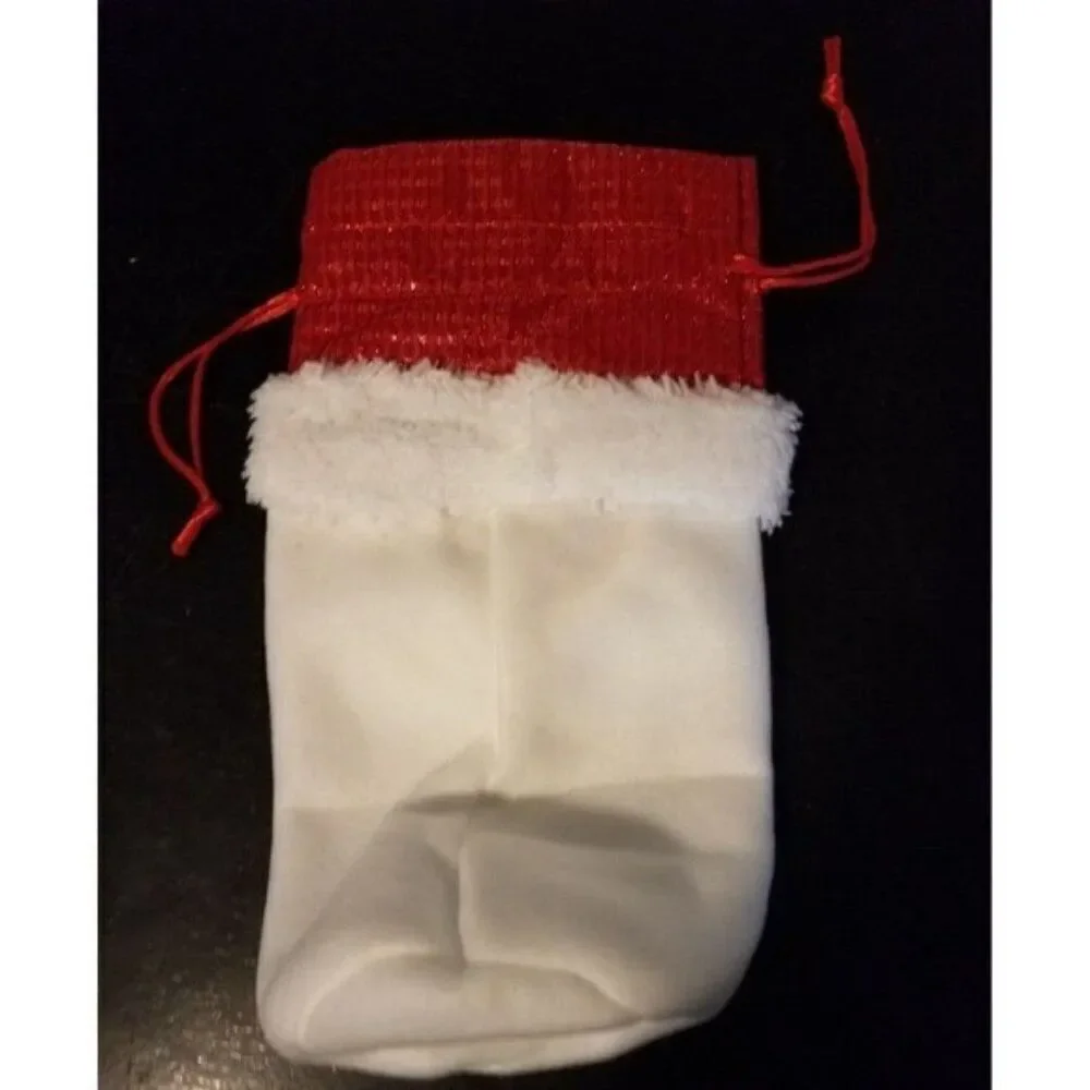 Christmas Santa Wine Bottle Gift Bag HO! HO! HO!